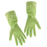 Maxbell Rubber Gloves Kitchen Cleaning Gloves Waterproof Dishwashing Green S - Aladdin Shoppers