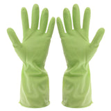 Maxbell Rubber Gloves Kitchen Cleaning Gloves Waterproof Dishwashing Green S - Aladdin Shoppers