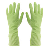 Maxbell Rubber Gloves Kitchen Cleaning Gloves Waterproof Dishwashing Green S - Aladdin Shoppers