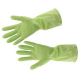 Maxbell Rubber Gloves Kitchen Cleaning Gloves Waterproof Dishwashing Green S - Aladdin Shoppers