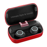 Maxbell S8 TWS Wireless Headphones Bluetooth 5.0 Headset Red - Aladdin Shoppers
