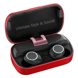 Maxbell S8 TWS Wireless Headphones Bluetooth 5.0 Headset Red - Aladdin Shoppers