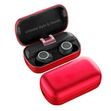 Maxbell S8 TWS Wireless Headphones Bluetooth 5.0 Headset Red - Aladdin Shoppers
