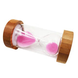 Maxbell Sand Clock Hourglass Timer for Kitchen Yoga Kids Game -Pink Sand 30 Min