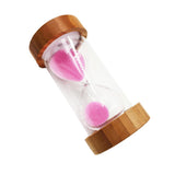 Maxbell Sand Clock Hourglass Timer for Kitchen Yoga Kids Game -Pink Sand 30 Min - Aladdin Shoppers