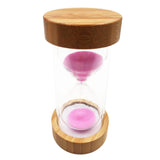 Maxbell Sand Clock Hourglass Timer for Kitchen Yoga Kids Game -Pink Sand 30 Min - Aladdin Shoppers