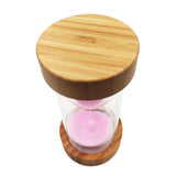 Maxbell Sand Clock Hourglass Timer for Kitchen Yoga Kids Game -Pink Sand 5 Min - Aladdin Shoppers