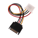 Maxbell SATA 15Pin Male To 4Pin Female Power Extension Cable Adapter Converter Cord - Aladdin Shoppers