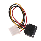 Maxbell SATA 15Pin Male To 4Pin Female Power Extension Cable Adapter Converter Cord - Aladdin Shoppers