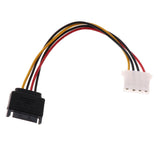 Maxbell SATA 15Pin Male To 4Pin Female Power Extension Cable Adapter Converter Cord - Aladdin Shoppers