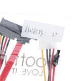 Maxbell SATA 22 Pin Female to SATA 7 Pin/LP4 SATA Power Converter Cable - 12 Inches - Aladdin Shoppers