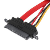Maxbell SATA 22 Pin Female to SATA 7 Pin/LP4 SATA Power Converter Cable - 12 Inches - Aladdin Shoppers