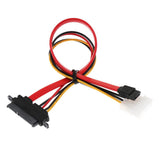 Maxbell SATA 22 Pin Female to SATA 7 Pin/LP4 SATA Power Converter Cable - 12 Inches - Aladdin Shoppers