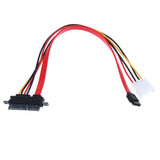 Maxbell SATA 22 Pin Female to SATA 7 Pin/LP4 SATA Power Converter Cable - 12 Inches - Aladdin Shoppers