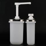 Maxbell Sauce Pump Dispenser 1L/2L Oil Vinegar Ketchup Container for Restaurant 1L A - Aladdin Shoppers