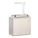 Maxbell Sauce Pump Dispenser 1L/2L Oil Vinegar Ketchup Container for Restaurant 1L B