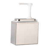 Maxbell Sauce Pump Dispenser 1L/2L Oil Vinegar Ketchup Container for Restaurant 1L B - Aladdin Shoppers