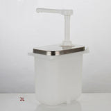 Maxbell Sauce Pump Dispenser 1L/2L Oil Vinegar Ketchup Container for Restaurant 2L A - Aladdin Shoppers