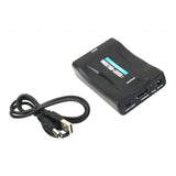 Maxbell Scart to HDMI Adapter Converter Audio Video Composite TV DVD New - Aladdin Shoppers