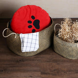 Maxbell Seagrass Belly Basket Flower Planter Toy or Laundry Storage Basket Gray L - Aladdin Shoppers