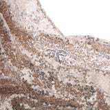 Maxbell Sequin Tablecloth for Wedding Party Banquet Table Cover 130x50cm Champagne - Aladdin Shoppers