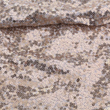 Maxbell Sequin Tablecloth for Wedding Party Banquet Table Cover 130x50cm Champagne - Aladdin Shoppers