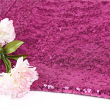 Maxbell Sequin Tablecloth for Wedding Party Banquet Table Cover 130x50cm Rose Red - Aladdin Shoppers