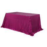 Maxbell Sequin Tablecloth for Wedding Party Banquet Table Cover 130x50cm Rose Red - Aladdin Shoppers