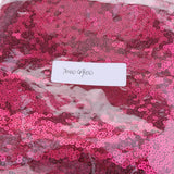 Maxbell Sequin Tablecloth for Wedding Party Banquet Table Cover 130x50cm Rose Red - Aladdin Shoppers