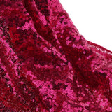 Maxbell Sequin Tablecloth for Wedding Party Banquet Table Cover 130x50cm Rose Red - Aladdin Shoppers