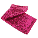 Maxbell Sequin Tablecloth for Wedding Party Banquet Table Cover 130x50cm Rose Red - Aladdin Shoppers