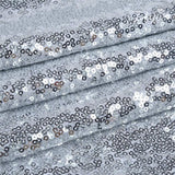 Maxbell Sequin Tablecloth for Wedding Party Banquet Table Cover 130x50cm Silver - Aladdin Shoppers