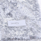 Maxbell Sequin Tablecloth for Wedding Party Banquet Table Cover 130x50cm Silver - Aladdin Shoppers