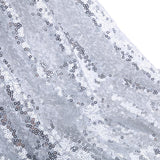 Maxbell Sequin Tablecloth for Wedding Party Banquet Table Cover 130x50cm Silver - Aladdin Shoppers