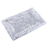 Maxbell Sequin Tablecloth for Wedding Party Banquet Table Cover 130x50cm Silver - Aladdin Shoppers