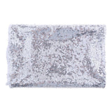 Maxbell Sequin Tablecloth for Wedding Party Banquet Table Cover 130x50cm Silver - Aladdin Shoppers