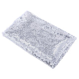Maxbell Sequin Tablecloth for Wedding Party Banquet Table Cover 130x50cm Silver - Aladdin Shoppers