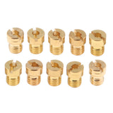 Maxbell Set 10 Main Jet For Keihin OKO KOSO PWK Carburetor 85 88 90 92 94 ... 105 - Aladdin Shoppers