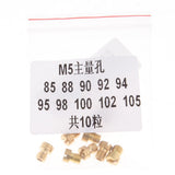 Maxbell Set 10 Main Jet For Keihin OKO KOSO PWK Carburetor 85 88 90 92 94 ... 105 - Aladdin Shoppers