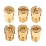 Maxbell Set 6 Main Jet For Keihin OKO KOSO PWK Carburetor 75 78 80 82 85 88 - Aladdin Shoppers