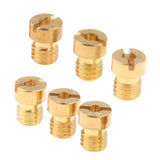 Maxbell Set 6 Main Jet For Keihin OKO KOSO PWK Carburetor 75 78 80 82 85 88 - Aladdin Shoppers