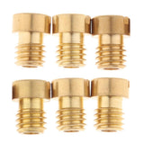 Maxbell Set 6 Main Jet For Keihin OKO KOSO PWK Carburetor 75 78 80 82 85 88 - Aladdin Shoppers