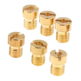 Maxbell Set 6 Main Jet For Keihin OKO KOSO PWK Carburetor 75 78 80 82 85 88 - Aladdin Shoppers