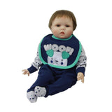 Maxbell Sheep Rompers Pants Bib Suit for 22''-23'' Reborn Baby Girl Doll Clothes - Aladdin Shoppers