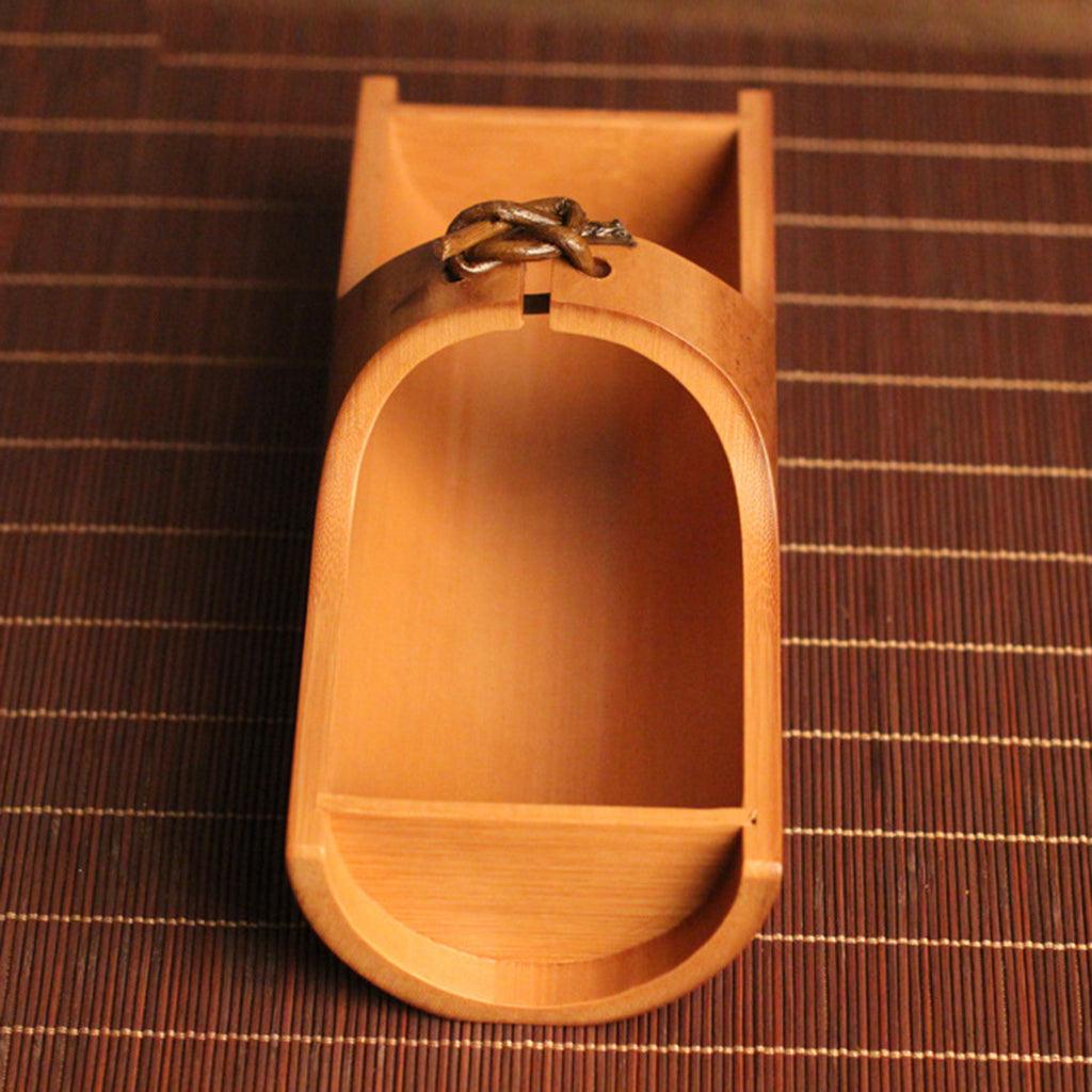 Maxbell Ship Type Handmade Natural Garden Fruit Basket Bamboo Basket Tray Wooden #1 - Aladdin Shoppers