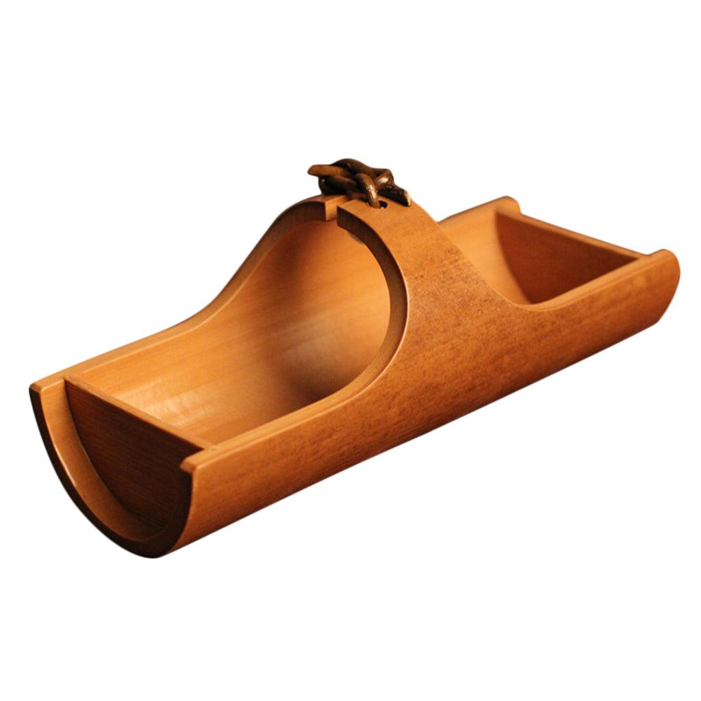 Maxbell Ship Type Handmade Natural Garden Fruit Basket Bamboo Basket Tray Wooden #1 - Aladdin Shoppers
