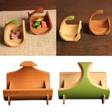 Maxbell Ship Type Handmade Natural Garden Fruit Basket Bamboo Basket Tray Wooden #2 - Aladdin Shoppers