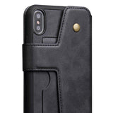 Maxbell Shockproof Multifunctional Wallet Phone Case for Apple iPhone XS MAX Black - Aladdin Shoppers