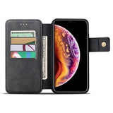 Maxbell Shockproof Multifunctional Wallet Phone Case for Apple iPhone XS MAX Black - Aladdin Shoppers