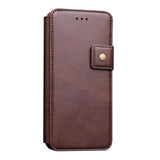 Maxbell Shockproof Multifunctional Wallet Phone Case for Apple iPhone XS MAX Brown - Aladdin Shoppers